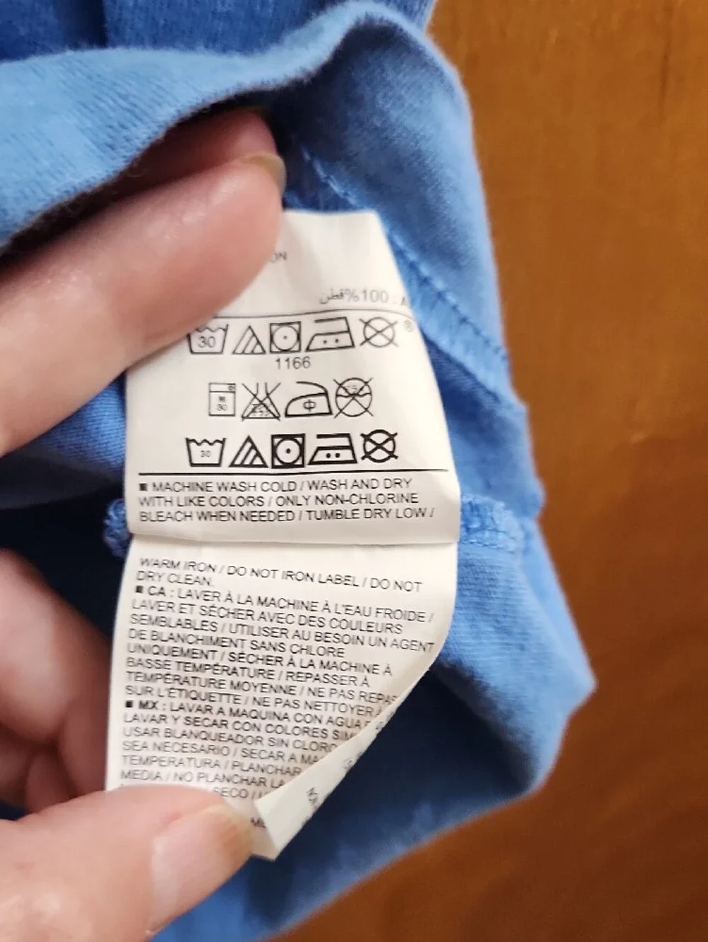 Old Navy Kids Blue Striped Pocket Tee